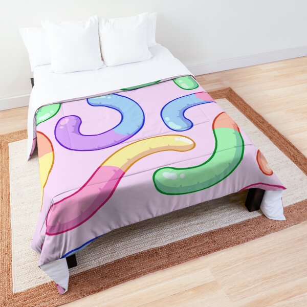 Gummy Worm Pattern Comforter