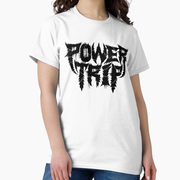 Item preview, Power Trip Merch Logo Shirt designed and sold by jerriegxs3ydub.
