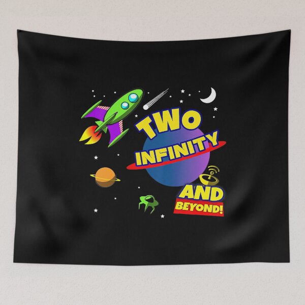 Item preview, 2 Year Old Two Infinity And Beyond 2nd Birthday Boys Girls designed and sold by MalloWilli.
