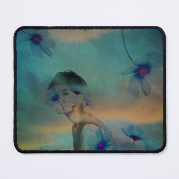 Item preview, Woman hidden in a world of flowers designed and sold by VictoriaHerrera.