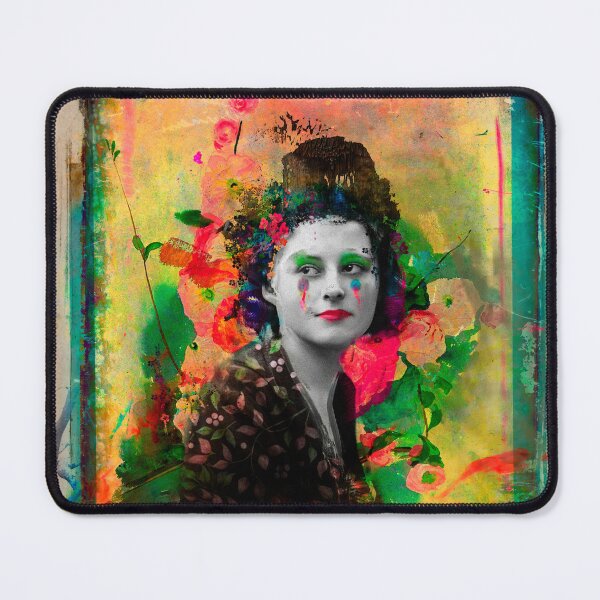 Item preview, Colorful tears, collage woman portrait designed and sold by VictoriaHerrera.