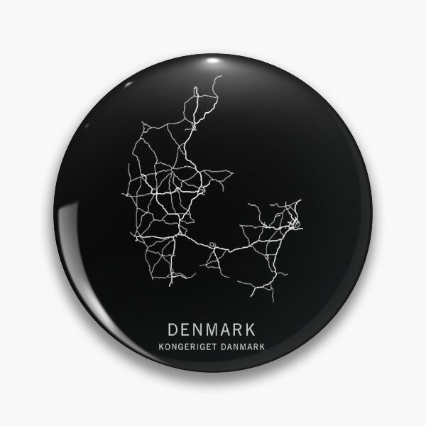 Item preview, Denmark Road Map  designed and sold by sdoiachimep.