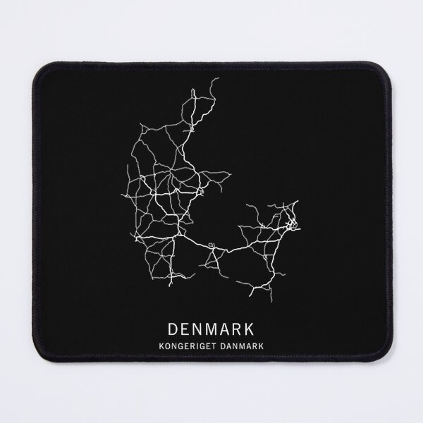 Item preview, Denmark Road Map  designed and sold by sdoiachimep.