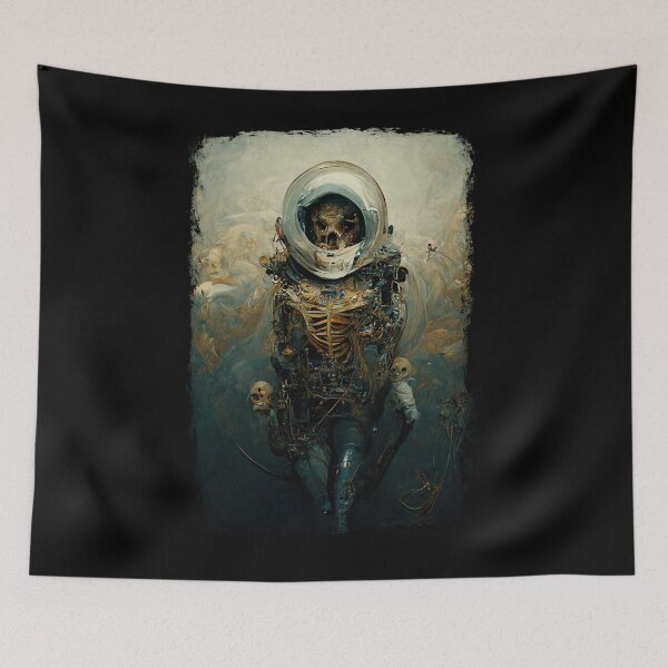 Item preview, Into the Unknown Skeleton, Astronaut, Abstract designed and sold by HenryWalton.