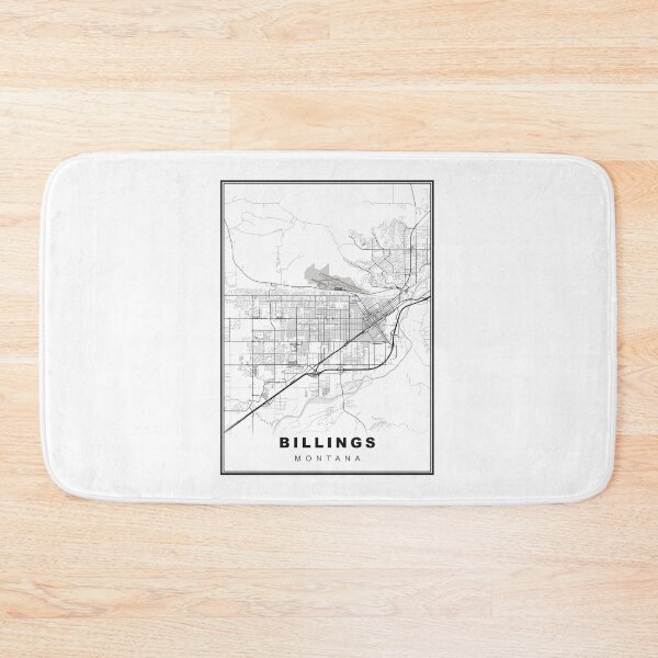Item preview, Billings Map designed and sold by Tamas Das.