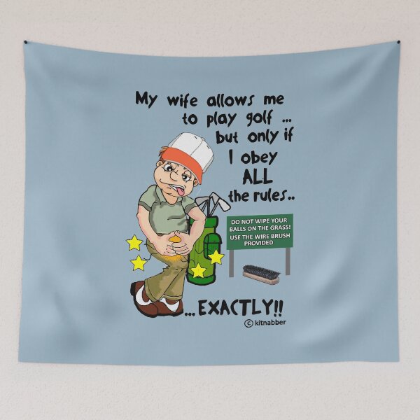 Item preview, Picture Jokes Anonymous Character Golf All Funny Golfing Design By Kitnabber White Graphic Gifts designed and sold by ChenaultSenary.