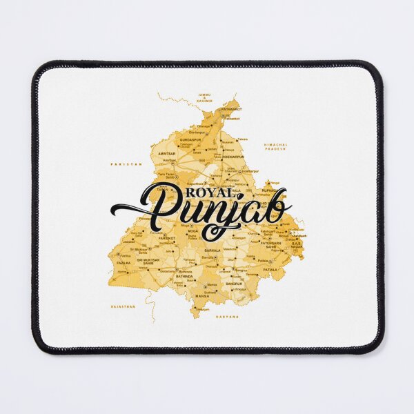 Item preview, Royal Punjab Map   designed and sold by CutePatter789.