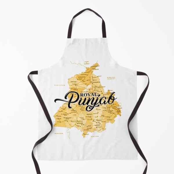 Item preview, Royal Punjab Map designed and sold by CutePatter789.