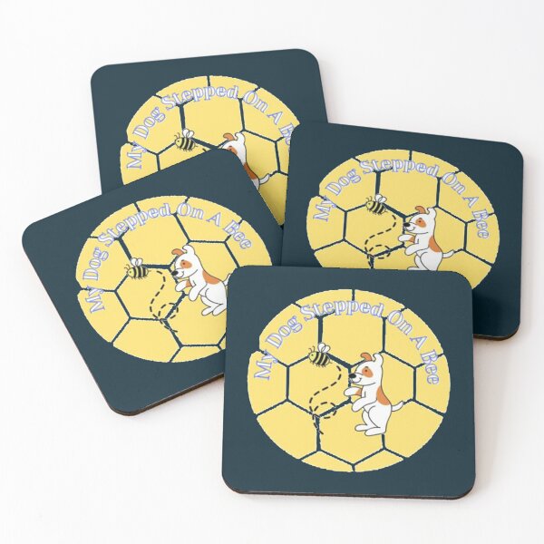 Item preview, cute My dog steeped on bee             designed and sold by Mangochanel.