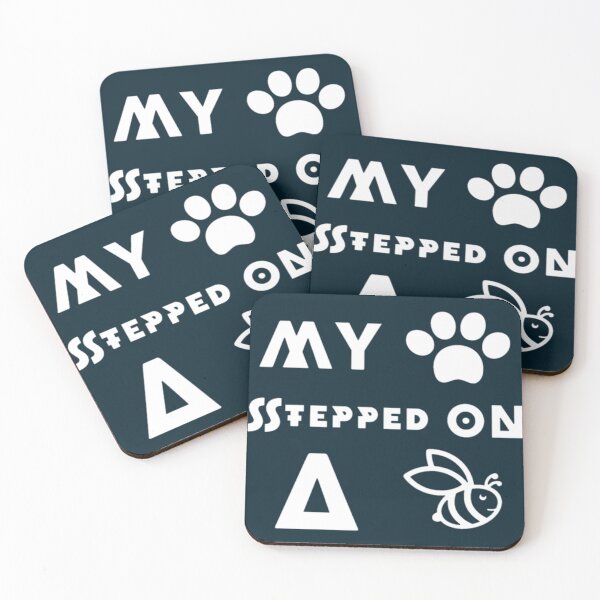 Item preview, cute My dog steeped on bee               designed and sold by Mangochanel.