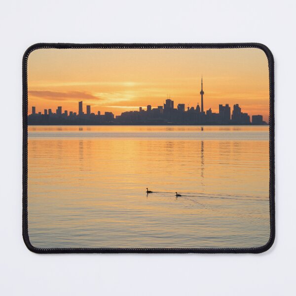 Item preview, Two Duck Dawn - Toronto Distinctive Skyline Minutes Before Sunrise designed and sold by Georgia Mizuleva.