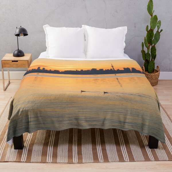 Item preview, Two Duck Dawn - Toronto Distinctive Skyline Minutes Before Sunrise designed and sold by Georgia Mizuleva.