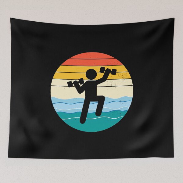 Item preview, Vintage Retro Water Aerobics Aquatic fitness Aqua Exercise designed and sold by CuteDesigns1.