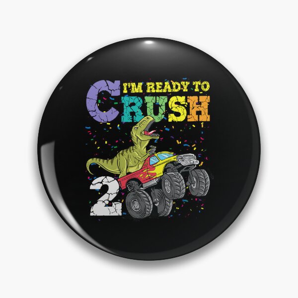 Item preview, I'm Ready To Crush 2 Years Old 2nd Birthday Dinosaur T Rex Boy Girl Gifts designed and sold by MalloWilli.