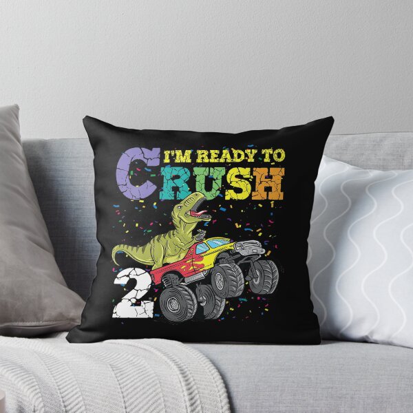Item preview, I'm Ready To Crush 2 Years Old 2nd Birthday Dinosaur T Rex Boy Girl Gifts designed and sold by MalloWilli.