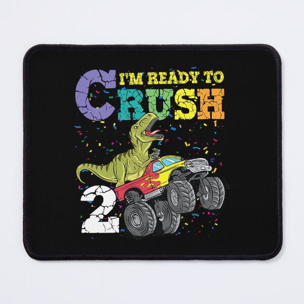 Item preview, I'm Ready To Crush 2 Years Old 2nd Birthday Dinosaur T Rex Boy Girl Gifts designed and sold by MalloWilli.