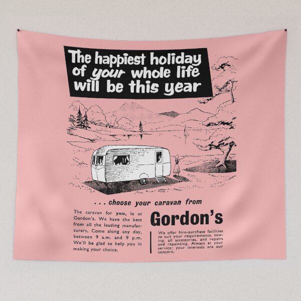 Item preview, GORDONS CARAVANS - ADVERT designed and sold by ThrowbackAds.