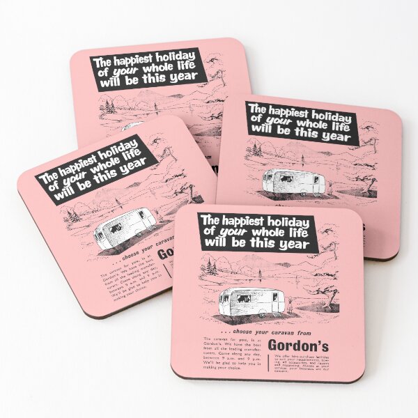 Item preview, GORDONS CARAVANS - ADVERT designed and sold by ThrowbackAds.
