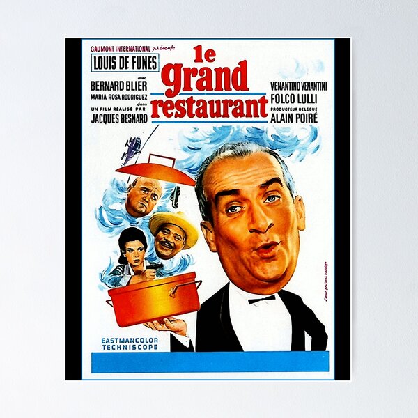 Poster La Grande Vadrouille, Cult French Film, Louis De Funès Film,  Bourvil, French Comedy 