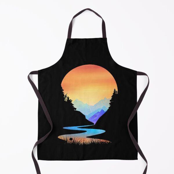 Item preview, Outdoor Sunset Vintage Style Mountains Sun Nature designed and sold by BennetJaco.