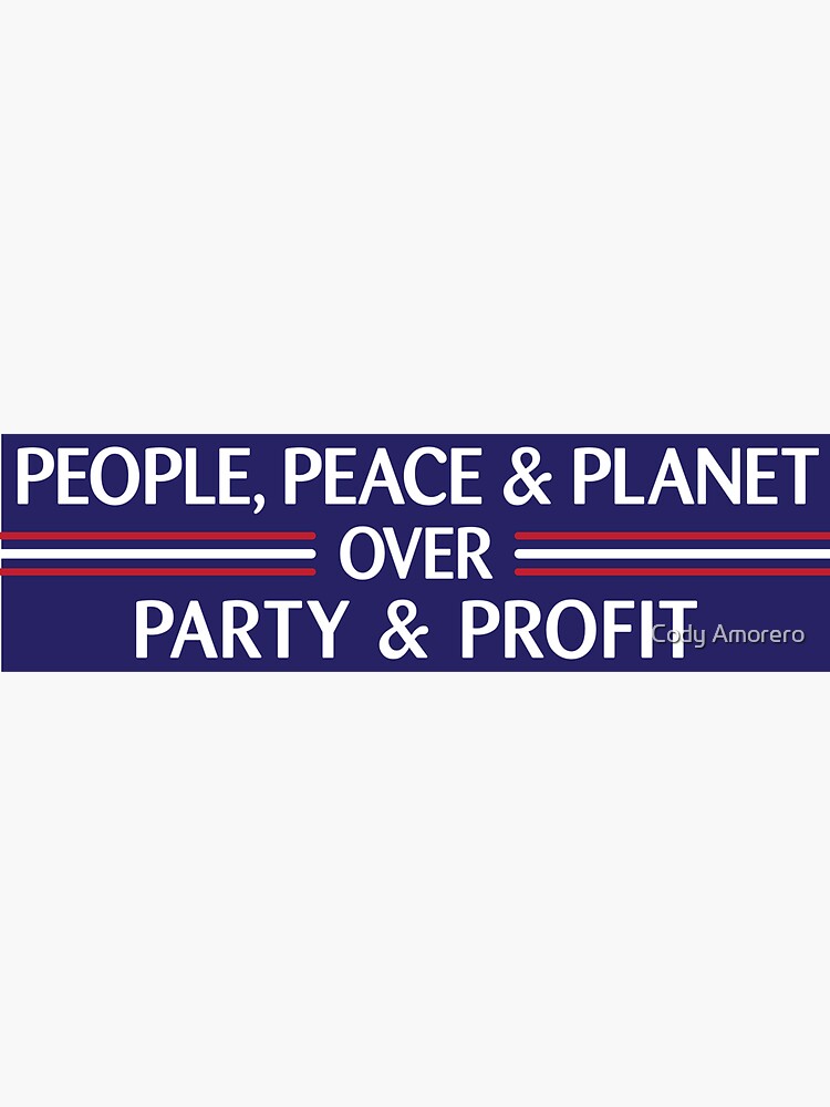 People, Peace & Planet (Blue) by codyjoseph