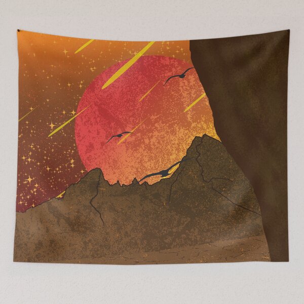 Item preview, mountains and vast expanses of desert designed and sold by berwies-artwork.