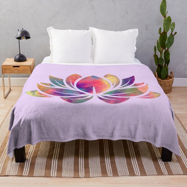Item preview, Colorful Pink Purple Lotus Flower Mandala designed and sold by SoccaTamam.