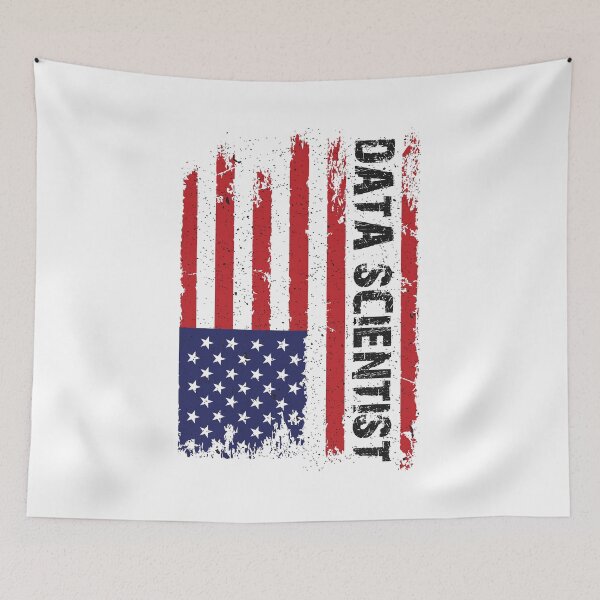 Item preview, USA Data Scientist - gift for a data scientist  designed and sold by charaf19.