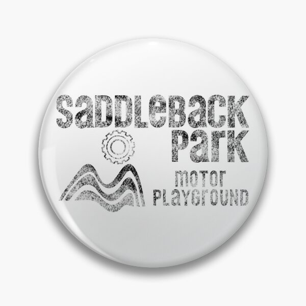 Item preview, Saddleback Park Motor Playground No Border Faded Logo (Black) designed and sold by racerspitstop.