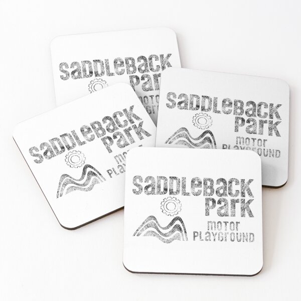 Item preview, Saddleback Park Motor Playground No Border Faded Logo (Black) designed and sold by racerspitstop.