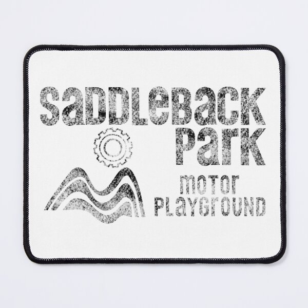 Item preview, Saddleback Park Motor Playground No Border Faded Logo (Black) designed and sold by racerspitstop.
