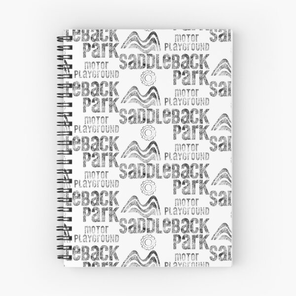 Item preview, Saddleback Park Motor Playground No Border Faded Logo (Black) designed and sold by racerspitstop.