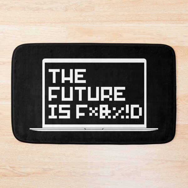 Item preview, The Future Is Messed Up Censored Profanity Laptop Screen designed and sold by Legit Hooligan.