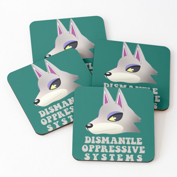 Item preview, fang says dismantle oppressive systems!   designed and sold by NooksNeedle.