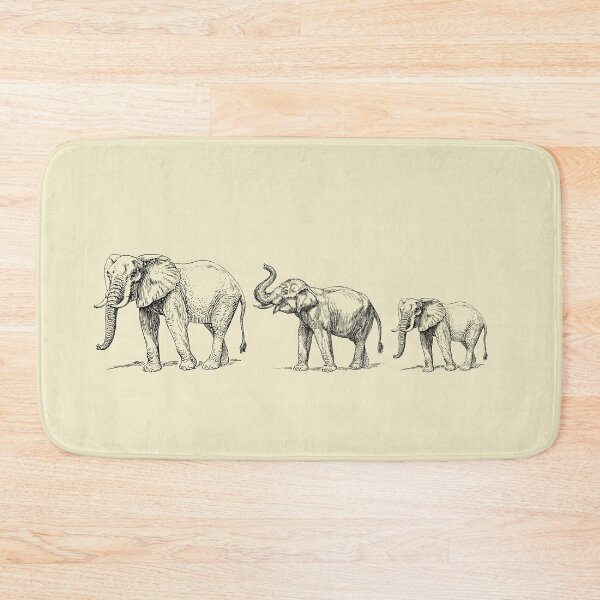Item preview, Three Elephants - Sketch designed and sold by Lit_Creation ⭐️⭐️⭐️⭐️⭐️.