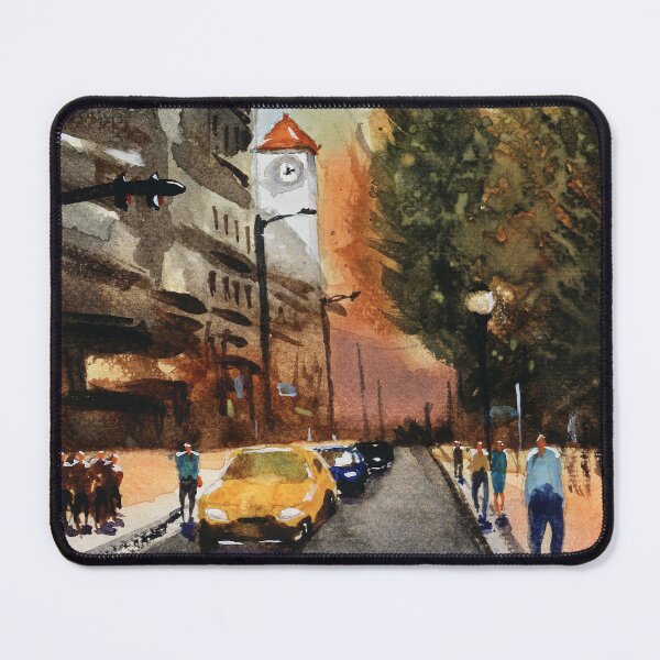 Item preview, City Street - Watercolour painting - James Sheppard (all proceeds to charity) designed and sold by james-sheppard.