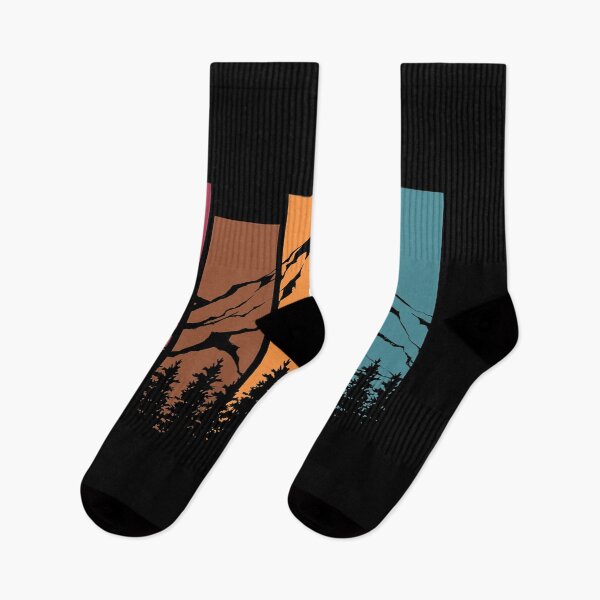 Item preview, Retro Mountains Hiking Wildlife Outdoors Nature Forest designed and sold by BennetJaco.