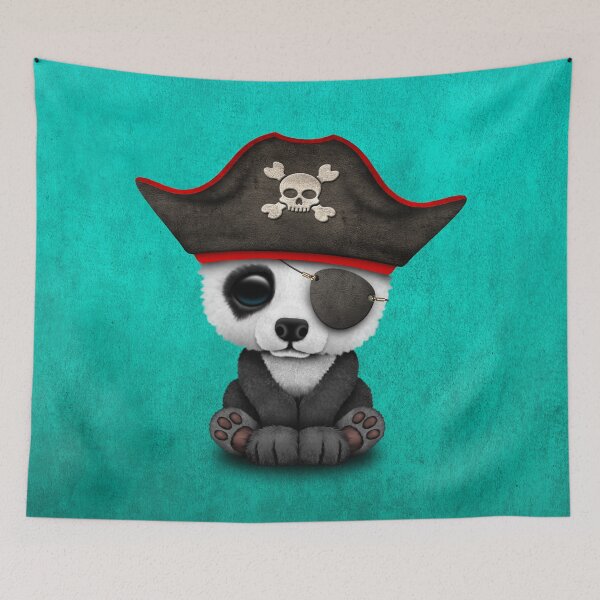 Item preview, Cute Baby Panda Pirate designed and sold by JeffBartels.