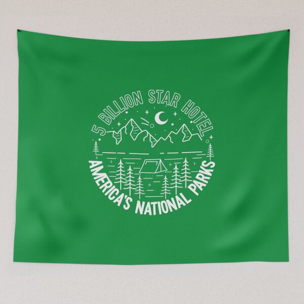 Item preview, 5 Billion Star Hotel Americas National Parks Camping Pullover designed and sold by KrinHippi.
