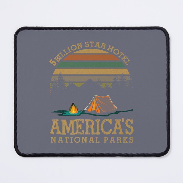 Item preview, 5 Billion Star Hotel Americas National Parks Camping Retro Premium designed and sold by KrinHippi.