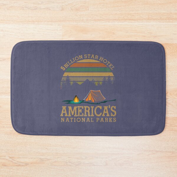 Item preview, 5 Billion Star Hotel Americas National Parks Camping Retro Premium designed and sold by KrinHippi.