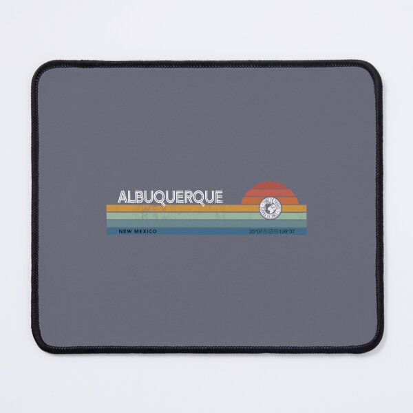 Item preview, Albuquerque New Mexico USA America Retro Sunset Rainbow Idea Pullover designed and sold by KrinHippi.