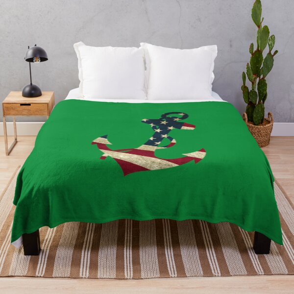 Item preview, America Anchor 4th Of July USA Flag Navy designed and sold by KrinHippi.