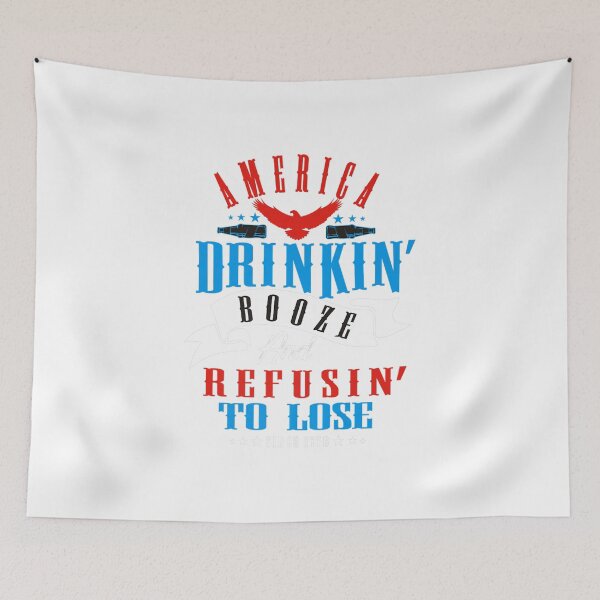 Item preview, America Drinkin Booze Patriots Beer Drinking Team USA Gifts Premium designed and sold by KrinHippi.
