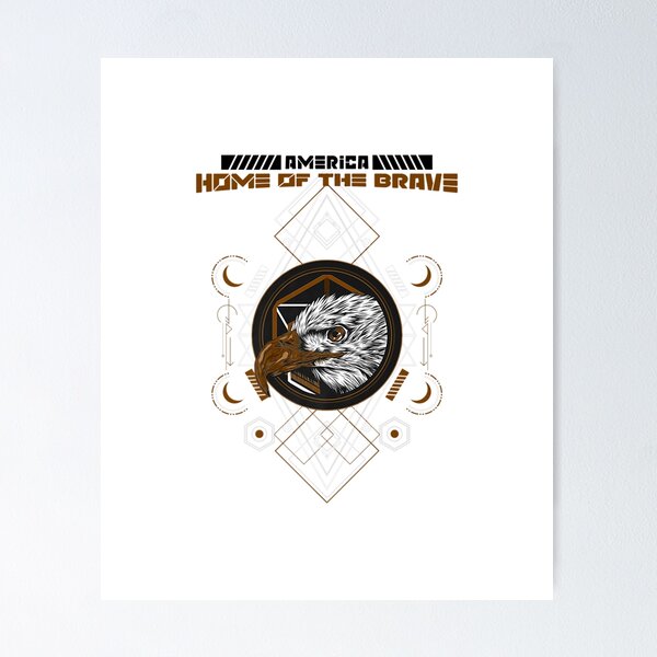 Item preview, America Home of the Brave Premium designed and sold by KrinHippi.