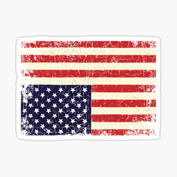 Item preview, America in Distress Upside Down Flag Pullover designed and sold by KrinHippi.