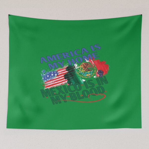 Item preview, America Is My Home Mexico Is In My Blood Gifts With Flags Pullover designed and sold by KrinHippi.