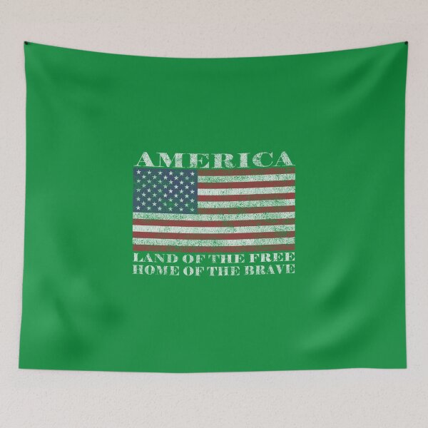 Item preview, America Land Of The Free Home Of The Brave designed and sold by KrinHippi.