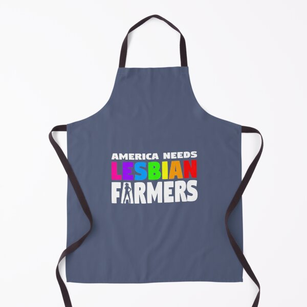 Item preview, America Needs Lesbian Farmers LGBT Pride Equality Premium designed and sold by KrinHippi.