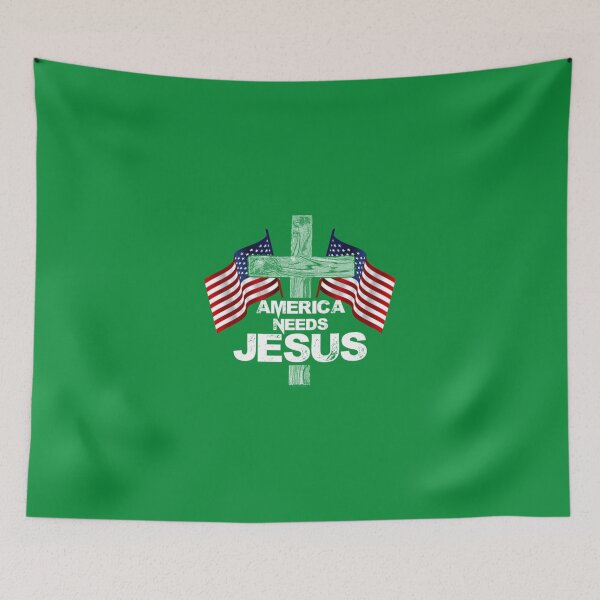 Item preview, America Needs Jesus Gifts for Christmas Pullover designed and sold by KrinHippi.